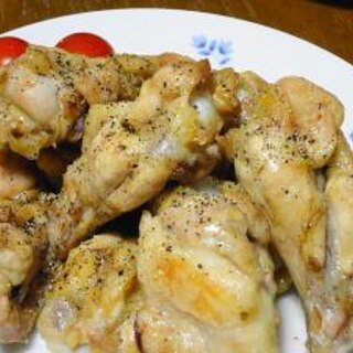 シンプル♪手羽の塩コショウ焼き